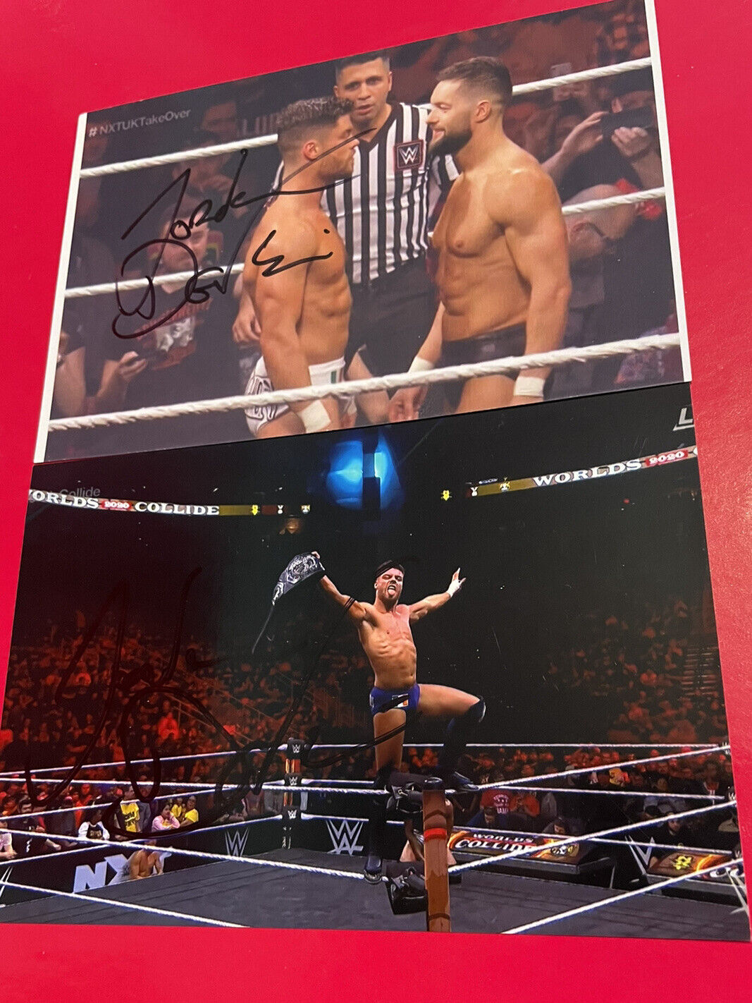 Jordan Devlin WWE NXT X2 6x4 Hand Signed Photo Poster paintings Autograph Wrestling NJPW AEW ROH