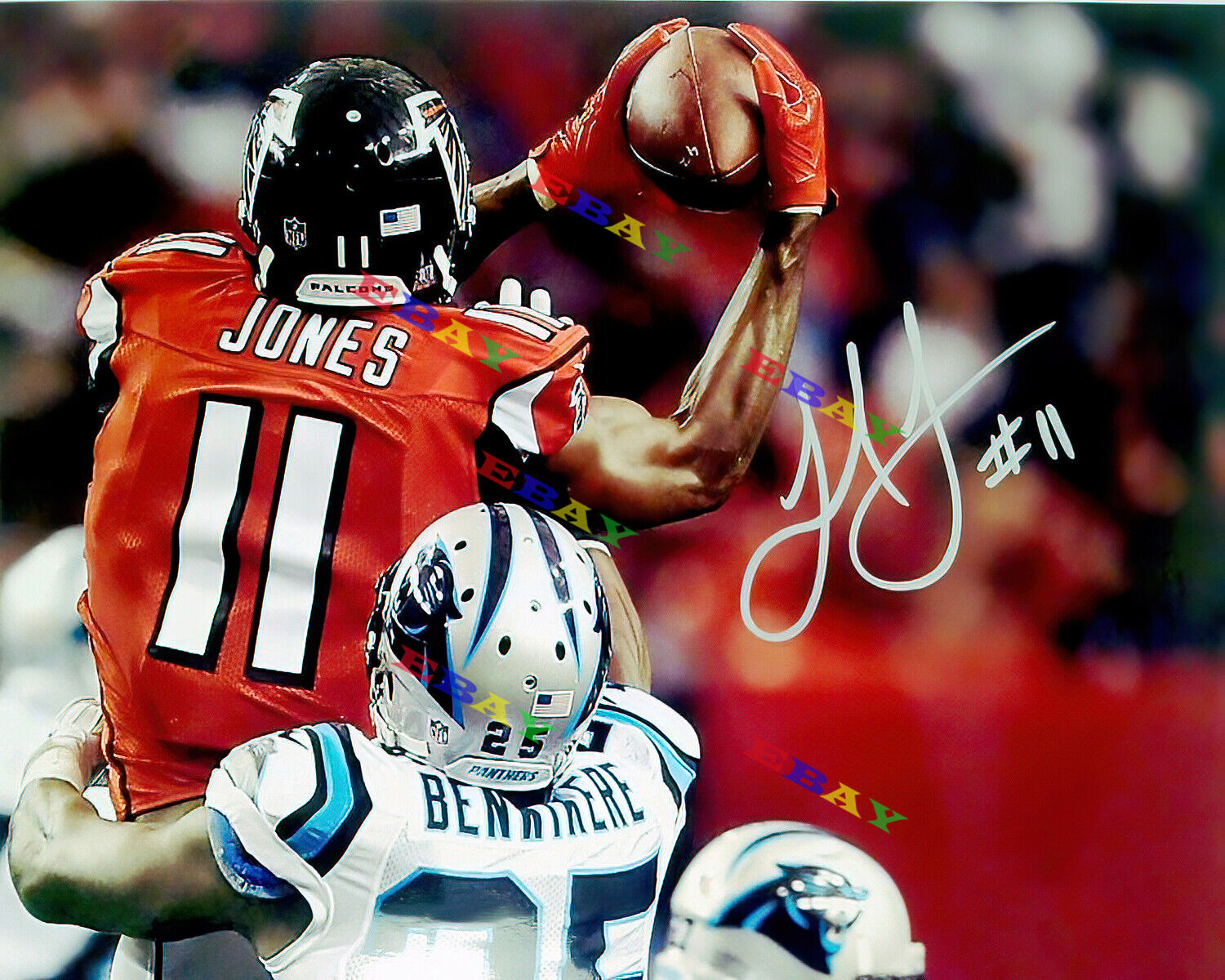 Julio Jones Atlanta Falcons 8x10 autographed Photo Poster painting Reprint