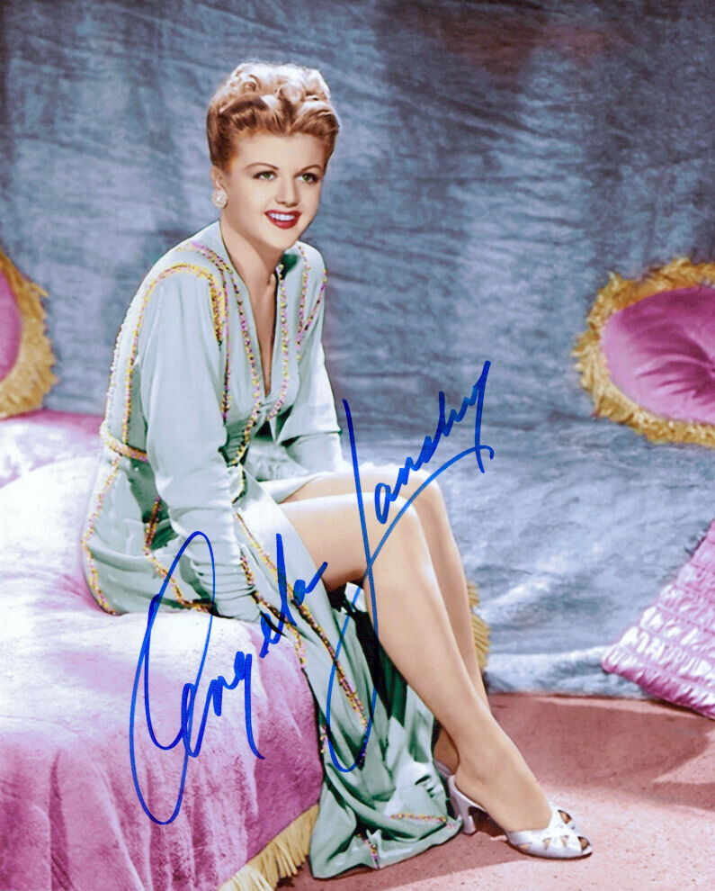 Angela Lansbury signed 8X10 Photo Poster painting