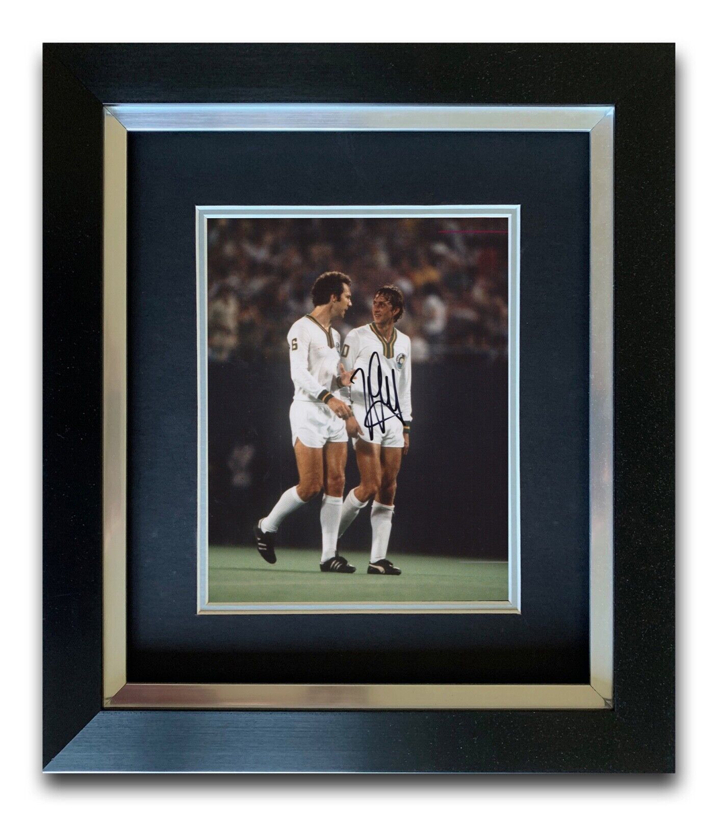 JOHAN CRUYFF HAND SIGNED FRAMED Photo Poster painting DISPLAY - FOOTBALL AUTOGRAPH 1.