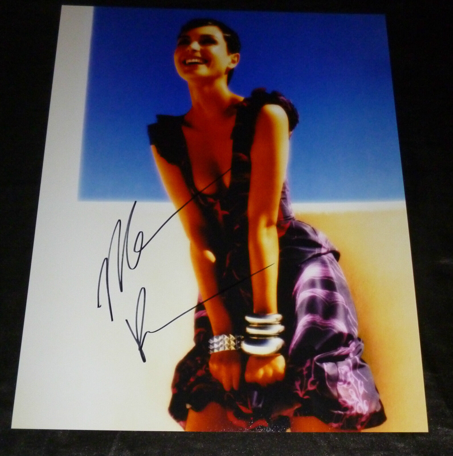 MORENA BACCARIN Authentic Hand-Signed SEXY