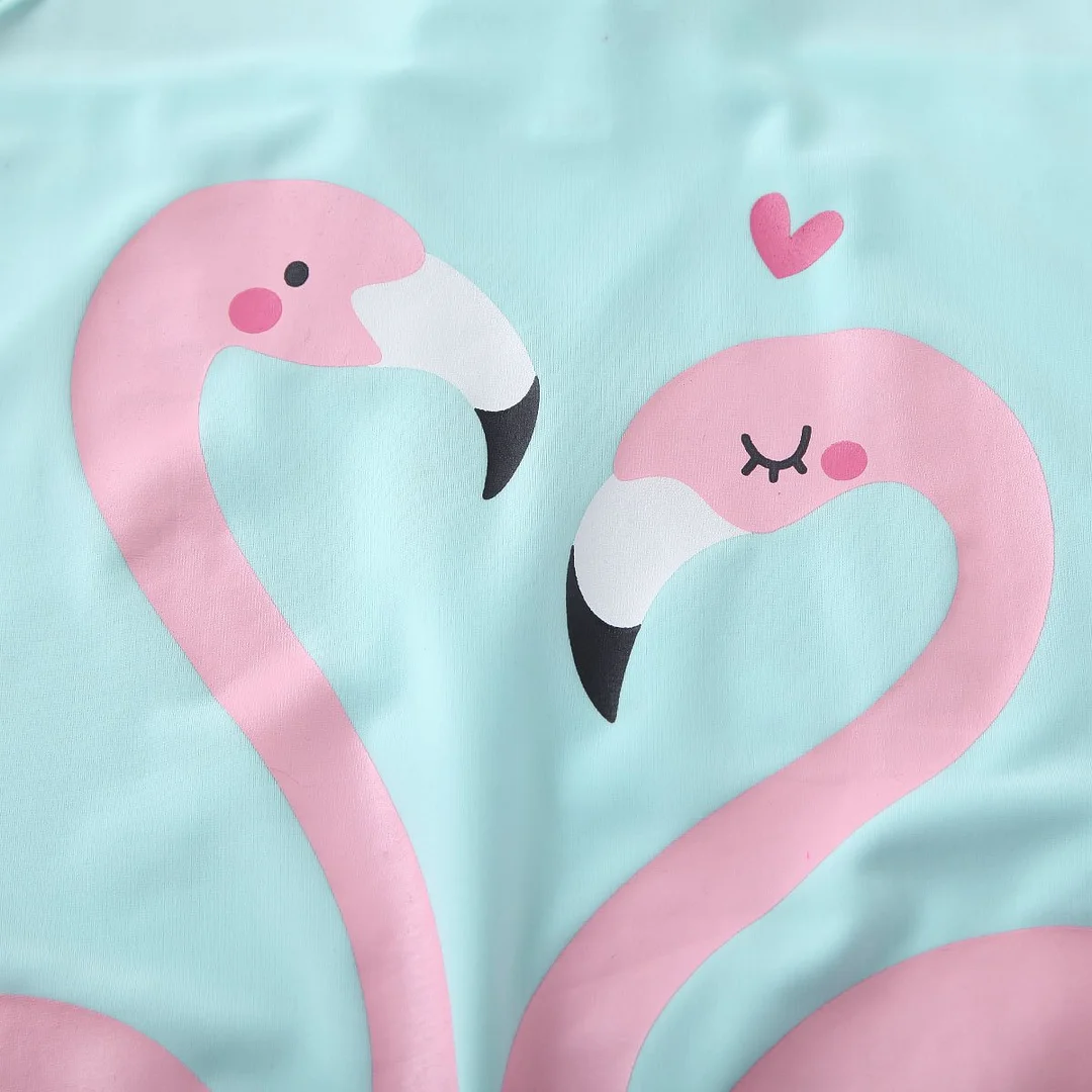 2020 Summer Swimsuit Baby Girls Flamingo Swimming Costume Kids One Piece Tankini Cartoon Bikini Swimwear Swimsuit Beachwear