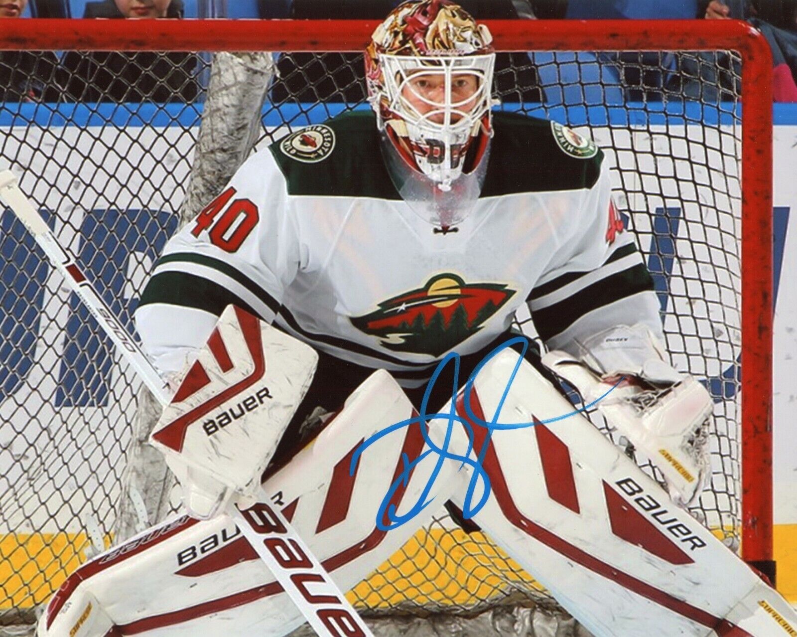 ~~ DEVAN DUBNYK Authentic Hand-Signed MINNESOTA WILD