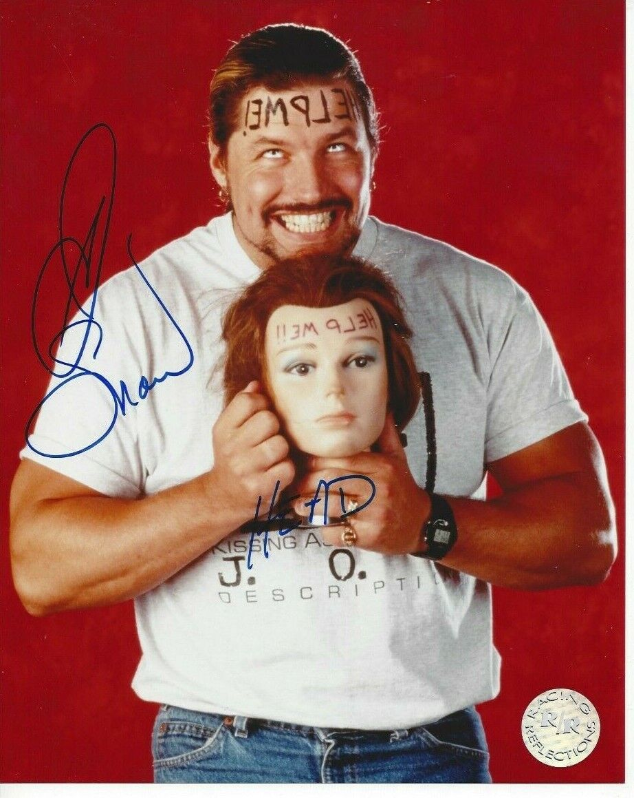 Al Snow Autographed 8x10 WWE WWF TNA WCW Head#S182