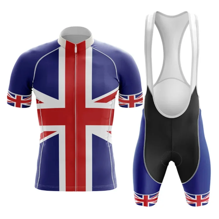 UK Flag Men's Short Sleeve Cycling Kit