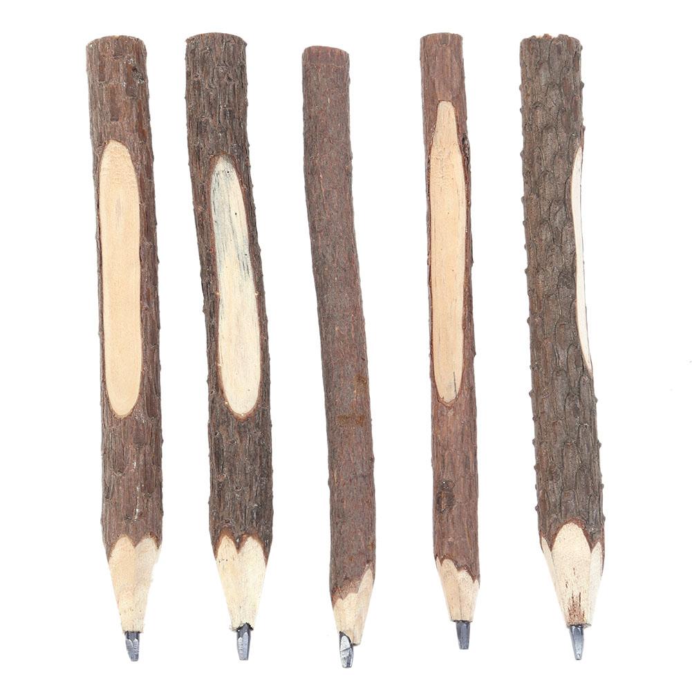 

5Pcs Vintage Wooden Environmental School Office Supply Pencils, 501 Original