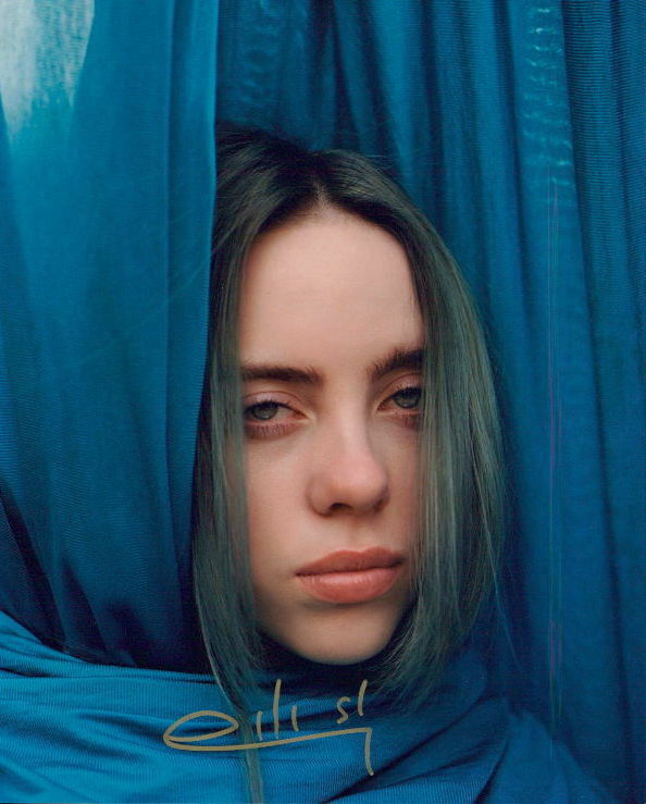 Billie Eilish signed 8x10 Photo Poster painting In-person