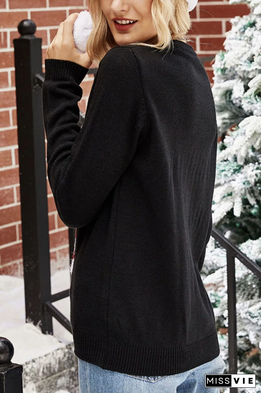 Fashion British Style Print Patchwork O Neck Tops