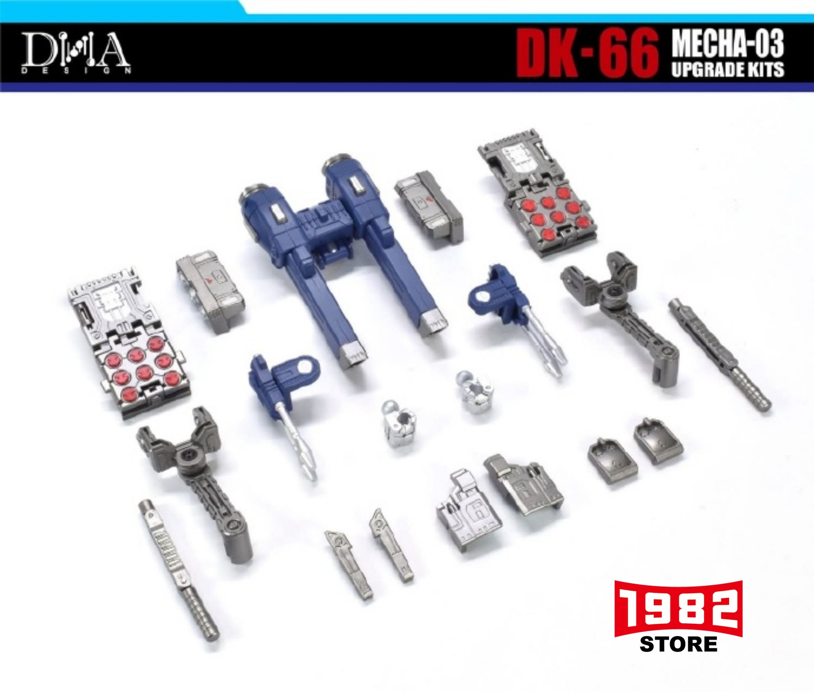 DNA DK-66 MECHA 03 Upgrade Kits - Compatible with Godzilla Prime & OP Timus Transformers Toys, Premium Custom Parts Set for Figure Enhancement, New Accessory Pack for Collectors