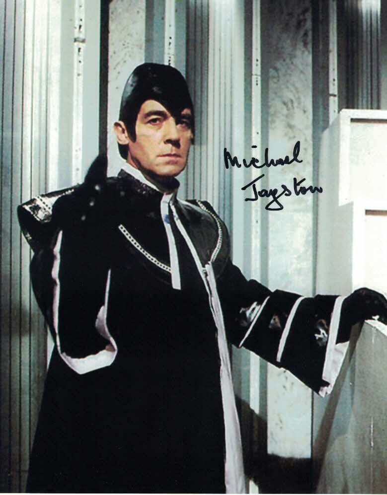 MICHAEL JAYSTON - The Valeyard in Doctor Who hand signed 10 x 8 Photo Poster painting