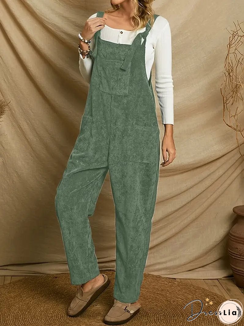 Patched Pocket Jumpsuit