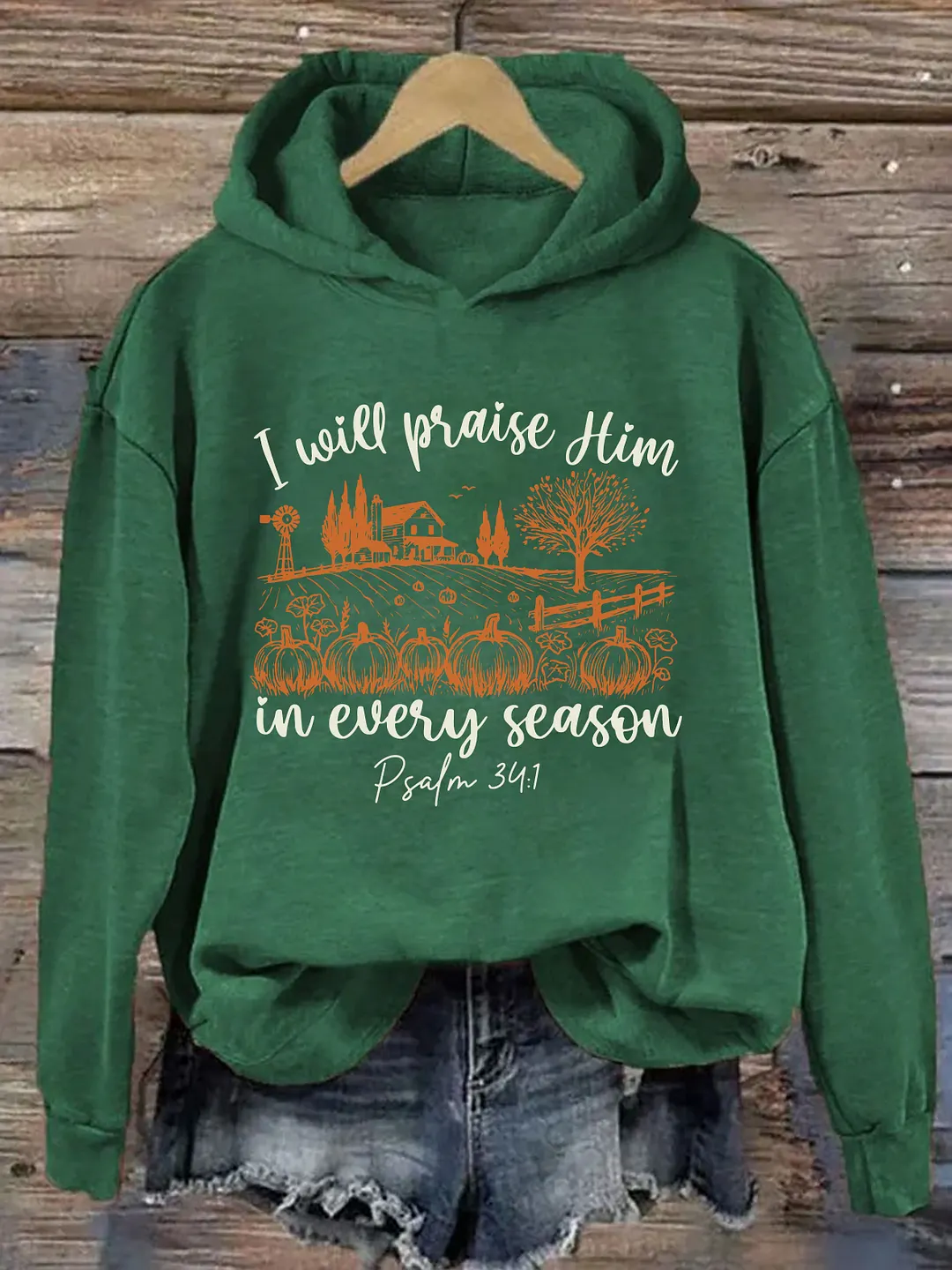 Bible Verse Fall Shirt Pumpkin Hoodie