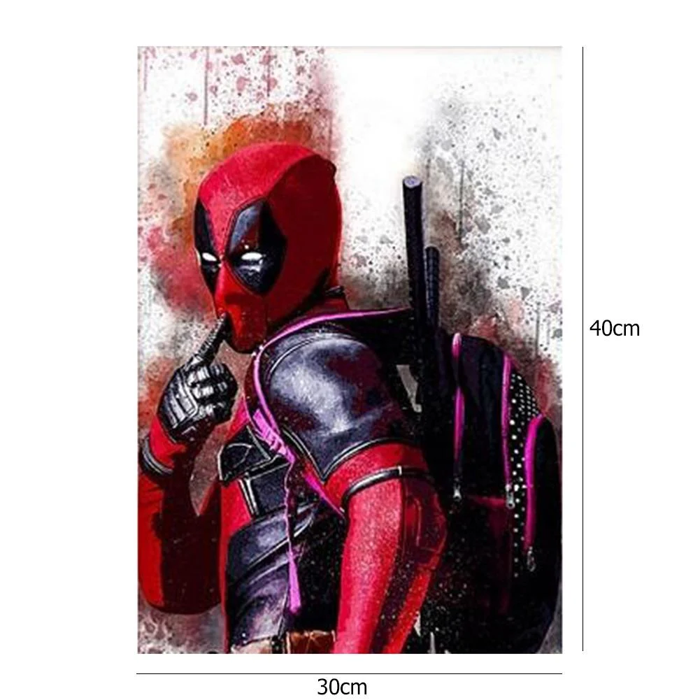Full Round Diamond Painting 30*40cm - Hero