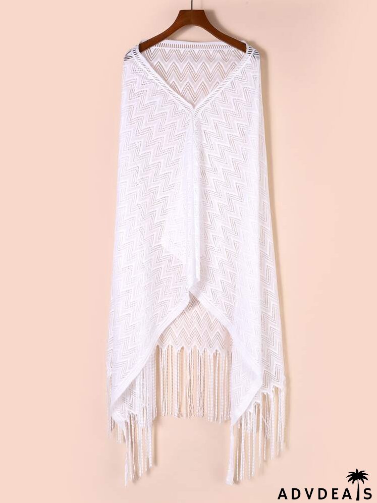 Chevron Pattern Shawl Scarf