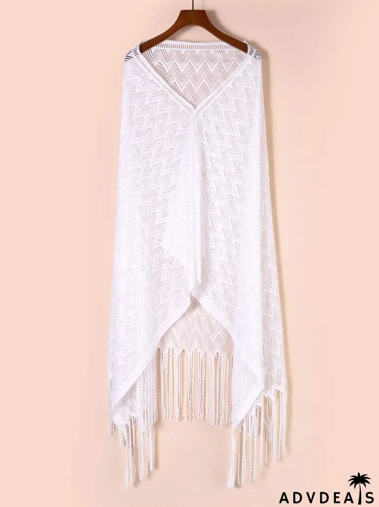 Chevron Pattern Shawl Scarf