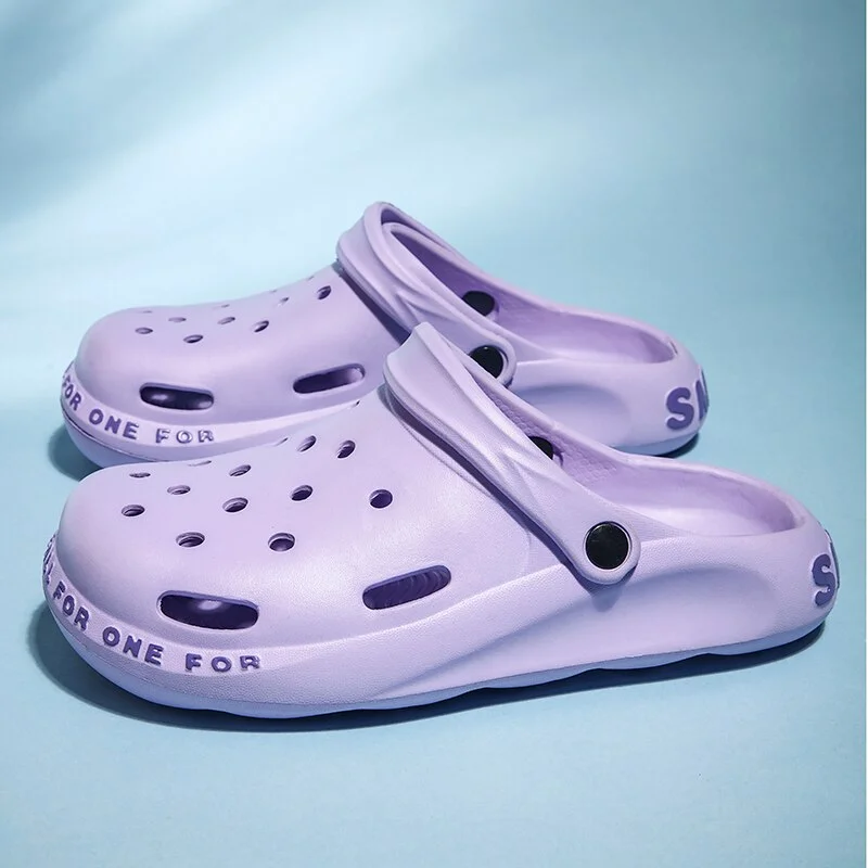 2021 Hot Sale Summer Cheap Clogs Men Yellow Men Beach Sandals Casual Outdoor Slip On Men Garden Shoes Unisex Sandalias De Hombre