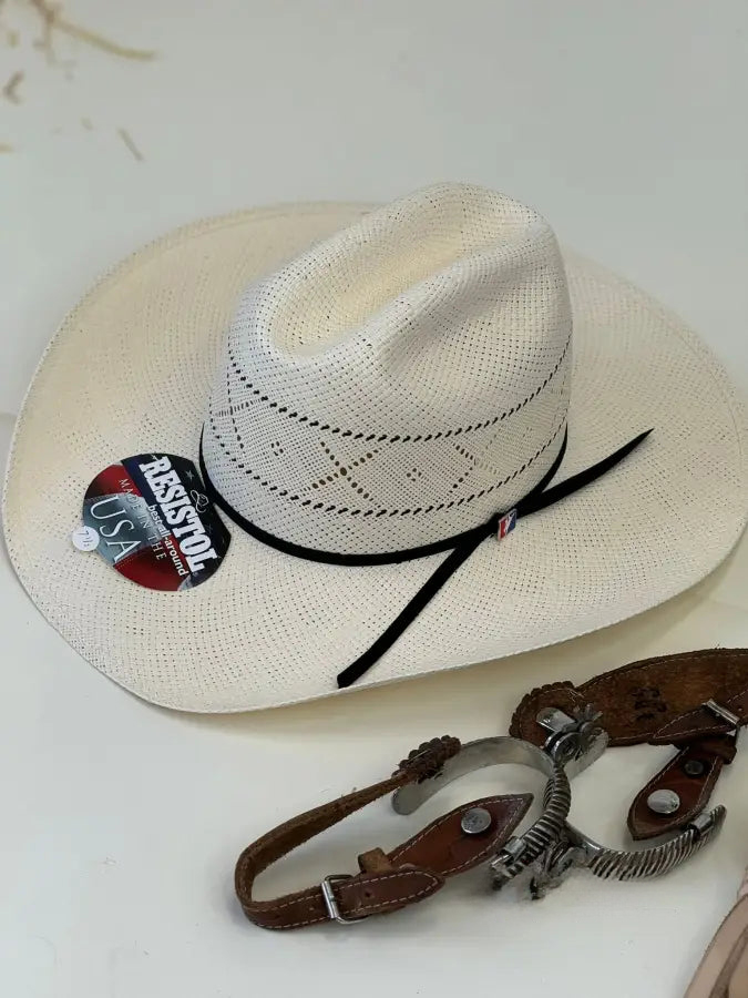 RESISTON IVORY GREY RUSTY 20X STRAW HAT