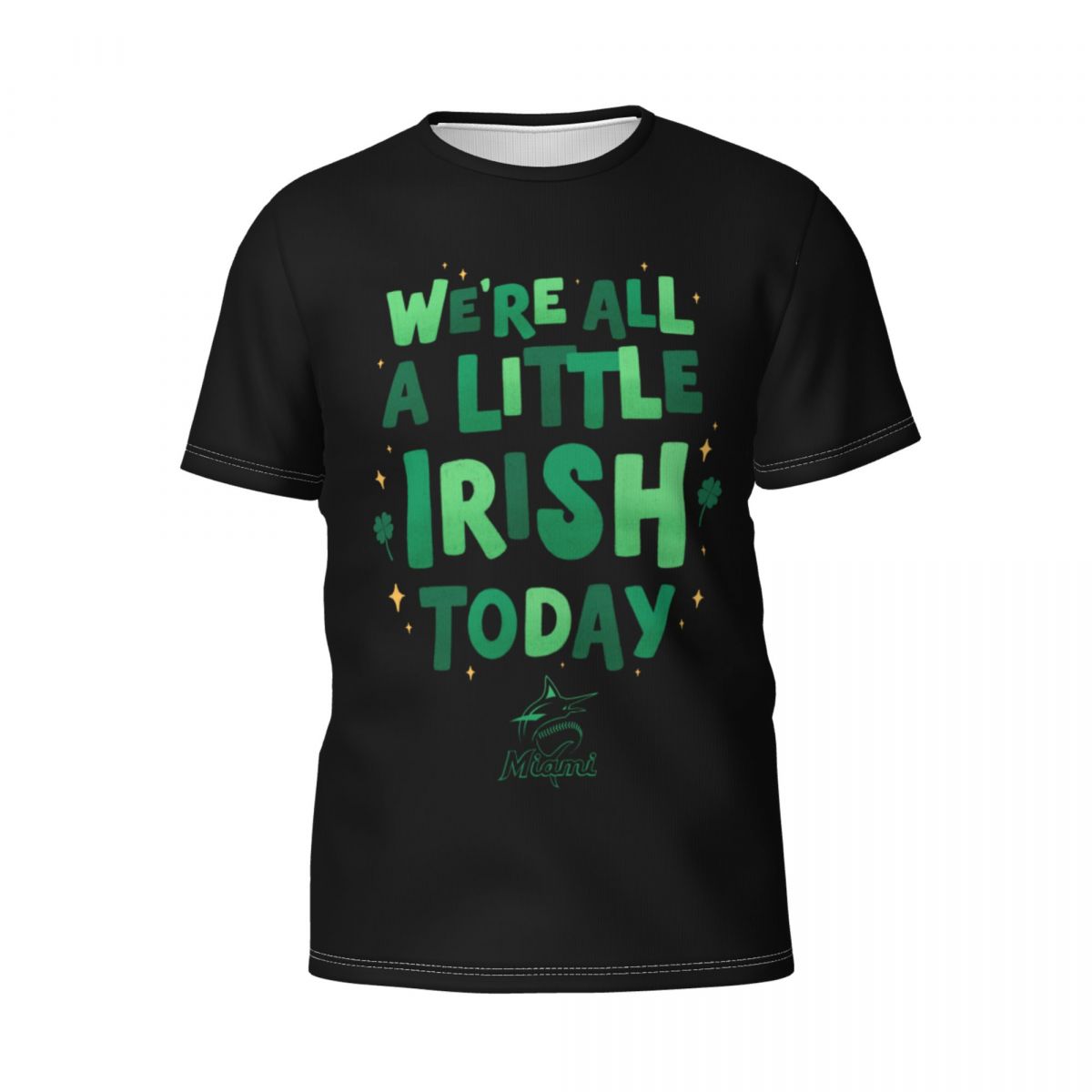 Miami Marlins We're All A Little Irish Today Short-Sleeve Men's T-Shirt