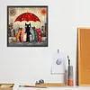 Framed Cat-Paint by Numbers Acrylic Painting 20*20cm(HOT)