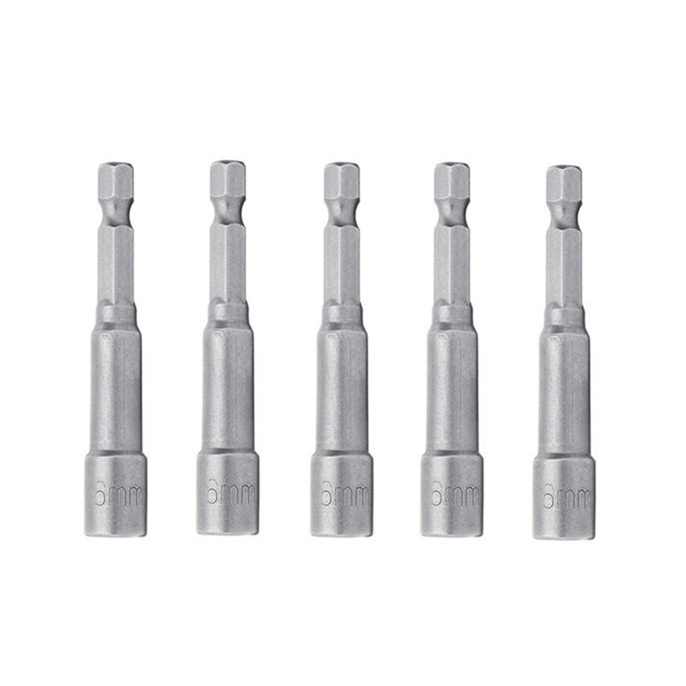 

5pcs Magnetic Hexagon Handle Socket Sleeve Nozzles Nut Wrench Screwdriver, 501 Original