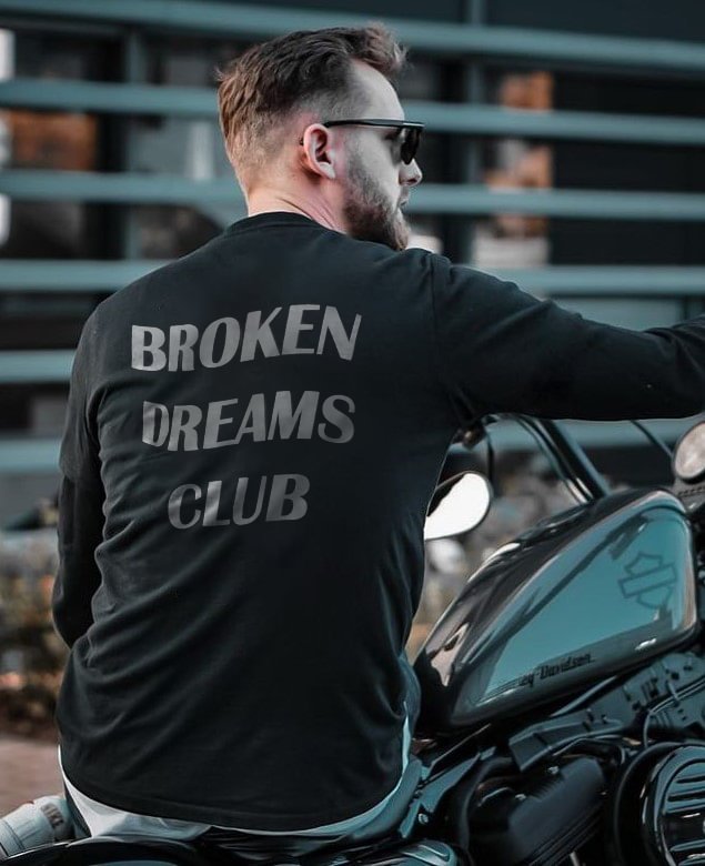 Broken Dreams Club Long Sleeve T-shirt - Krazyskull
