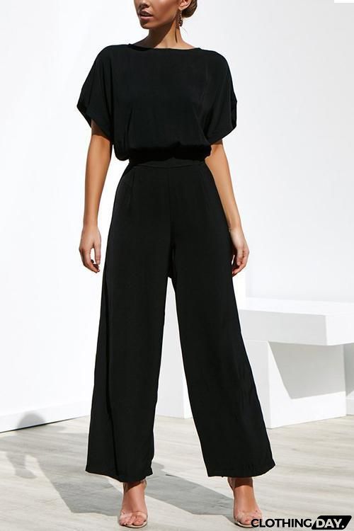 Tie Waist Wide Leg Pants Set