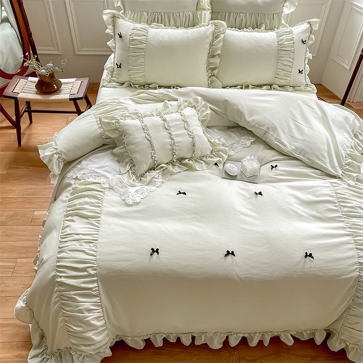 Bedding Cotton ice silk Lyocell Duvet cover Sheet and pillowcase(s)