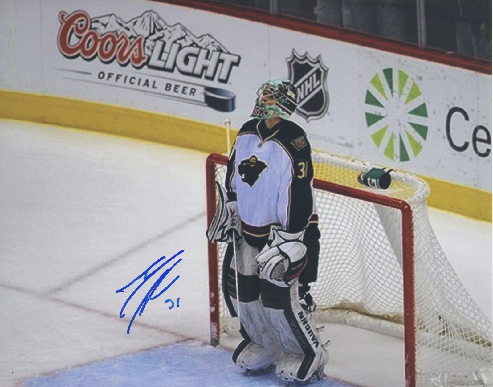 Matt Hackett MN *Minnesota Wild* Signed 8x10 Photo Poster painting H3 COA GFA