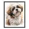 Shih Tzu Dog-11CT Stamped Cross Stitch 40*50cm/15.75*19.69in