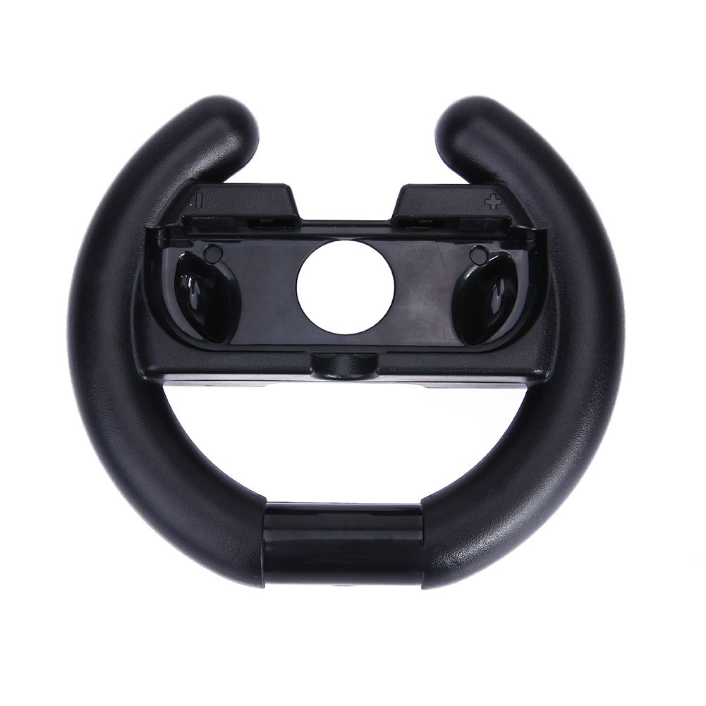 

Black Steering Wheel Grip Handles Controller for Nintendo Switch, 501 Original