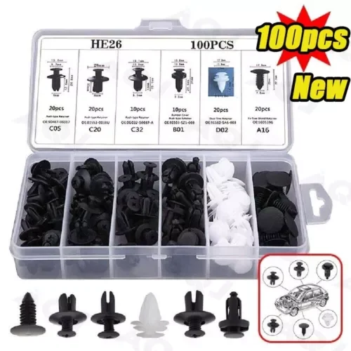 Dronehint Parts Accessories Car Bumper Trim Panel Fender Engine Push Pin Rivet Clips (For: Acura) Parts