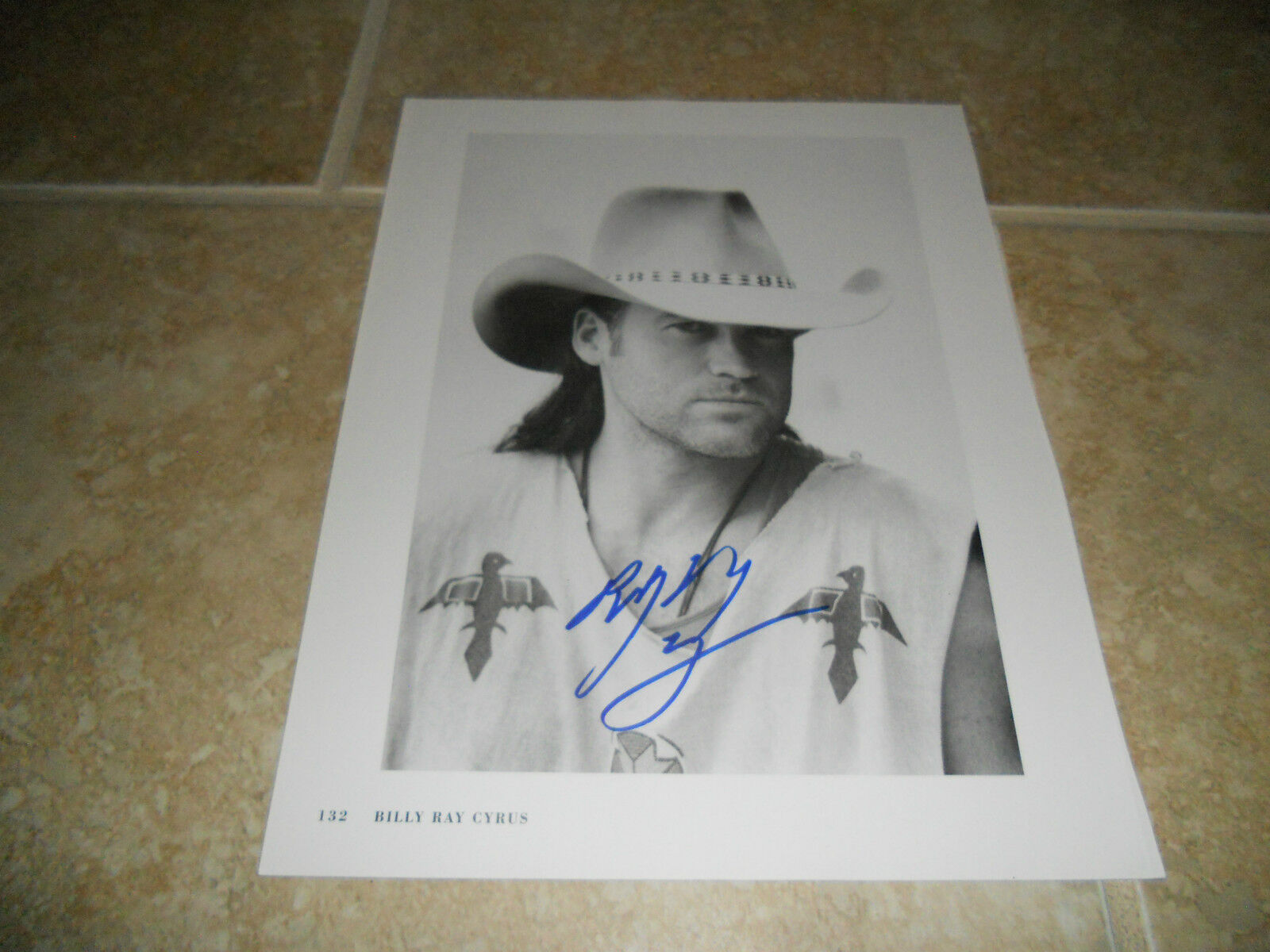 Billy Ray Cyrus Sexy Signed Autograph 8 x 11 Magazine Photo Poster painting #3 PSA Guaranteed