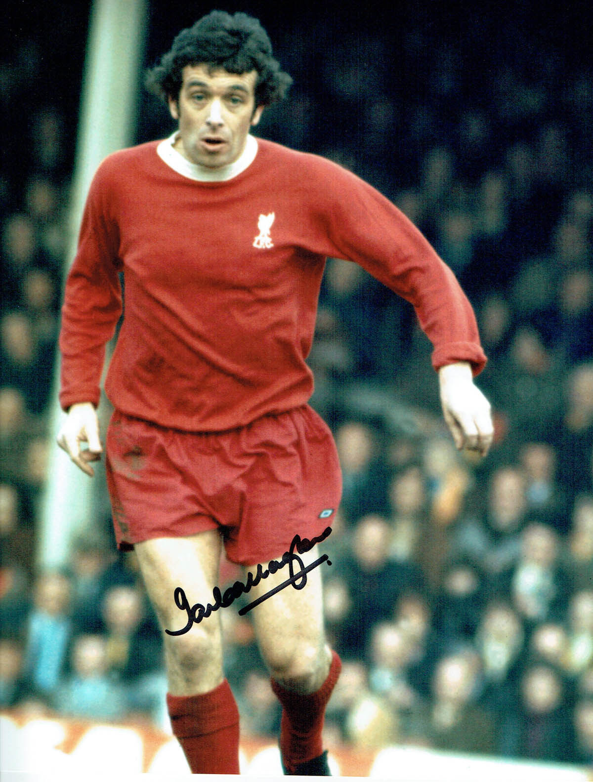 Ian CALLAGHAN Signed Autograph Liverpool 10x8 Photo Poster painting B AFTAL COA