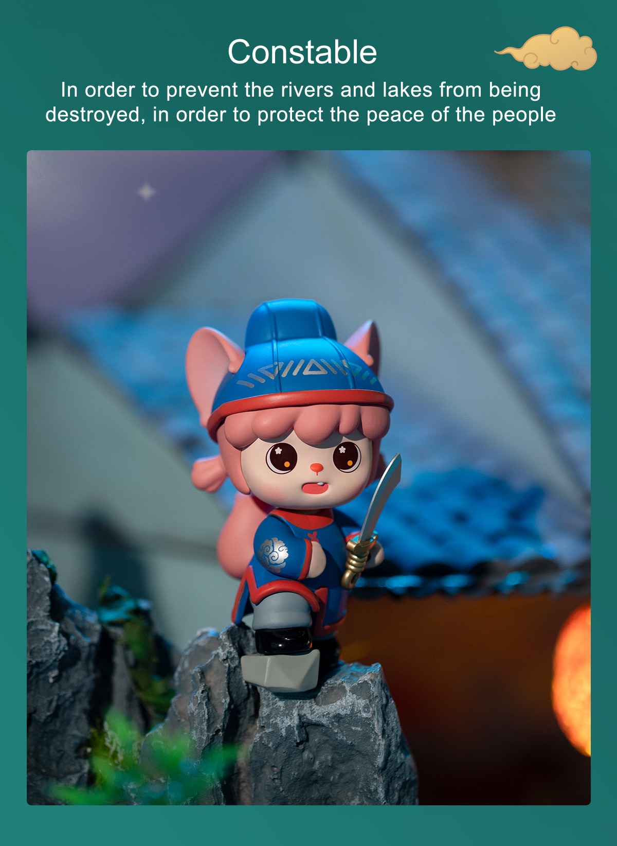 Rolife Blind Box Figure Surprise Dolls - HANHAN NAI Martial Arts Fairy