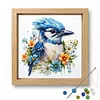 Animal Glass Bead Partial 11CT DIY Stamped Cross Stitch Kits for Beginners Adults Home Decor Cross Stitch Art and Crafts Kits 14.04x14.04in