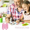 uk.everydayedeals 2pcs 3D Printed Diamond Canvas Paperclip Holder Wear Resist Fixing Craft Canvases Tool