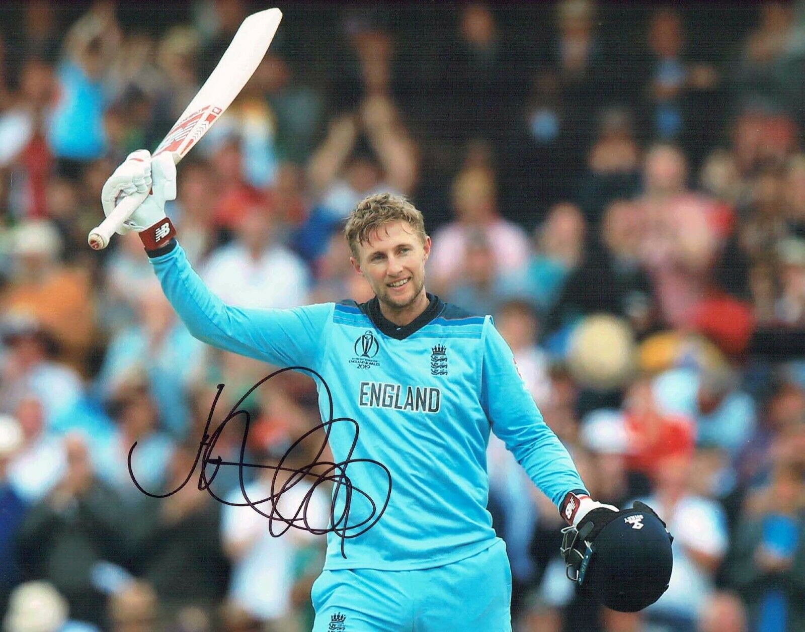 Joe ROOT Signed Autograph 14x11 England World Cup Cricket Photo Poster painting AFTAL COA