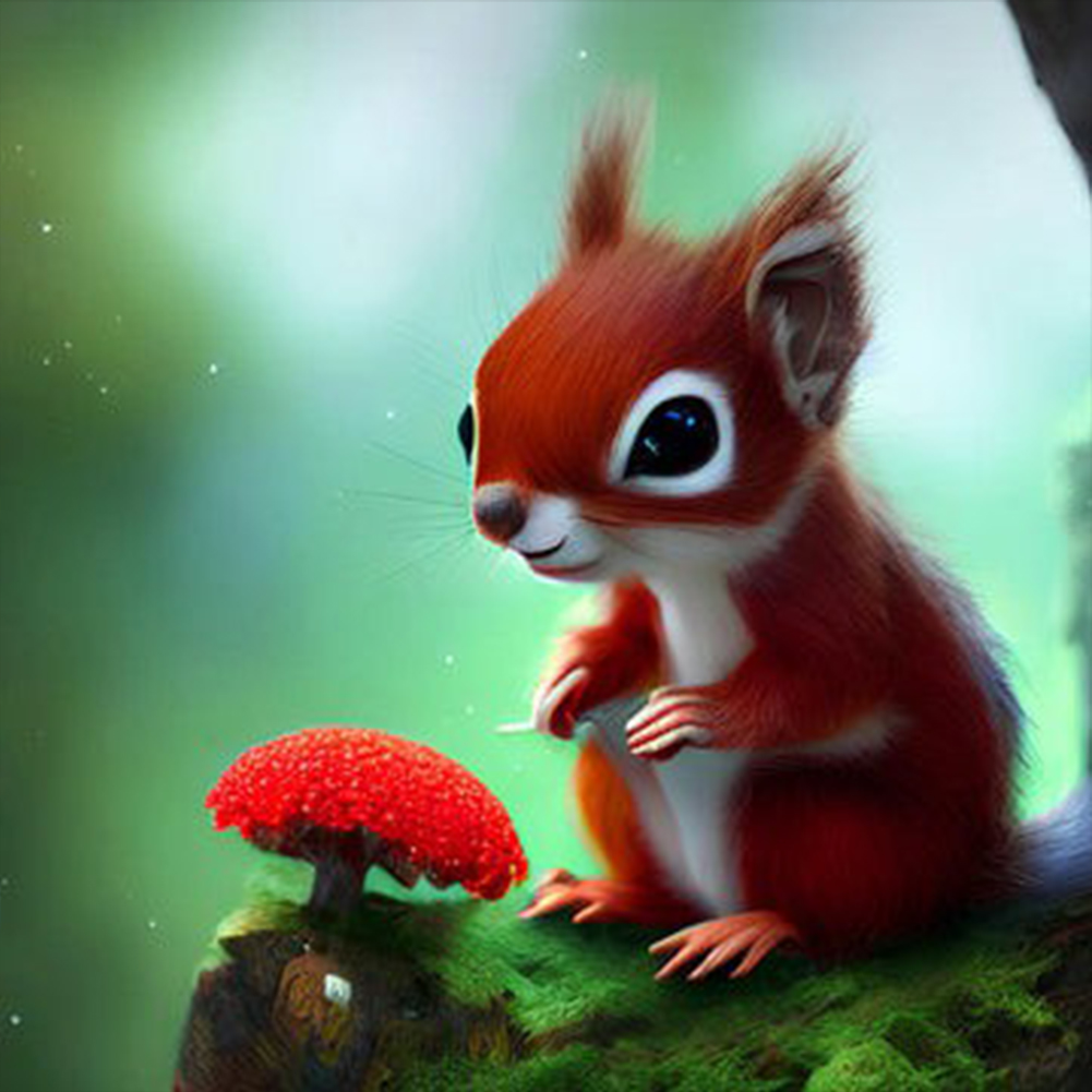 

Cute Chipmunk - Round Drill Diamond Painting - 30*30CM, 501 Original