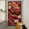 Dragon And Flower-11CT Stamped Cross Stitch 40*70cm/15.75*27.56in(Big Size) tapestrymarket