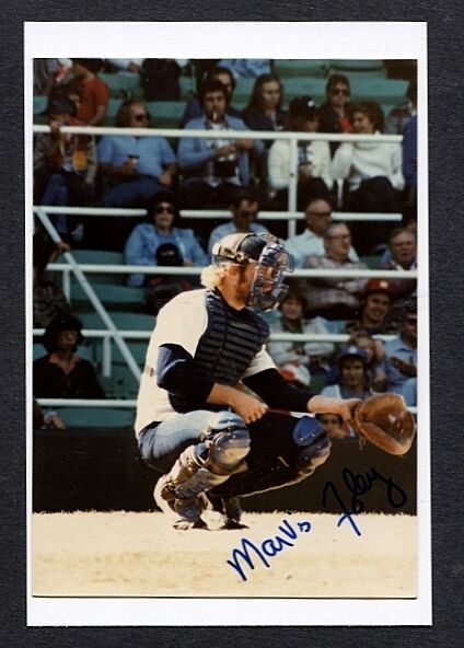 MARV FOLEY-CHICAGO WHITE SOX AUTOGRAPHED COLOR Photo Poster painting