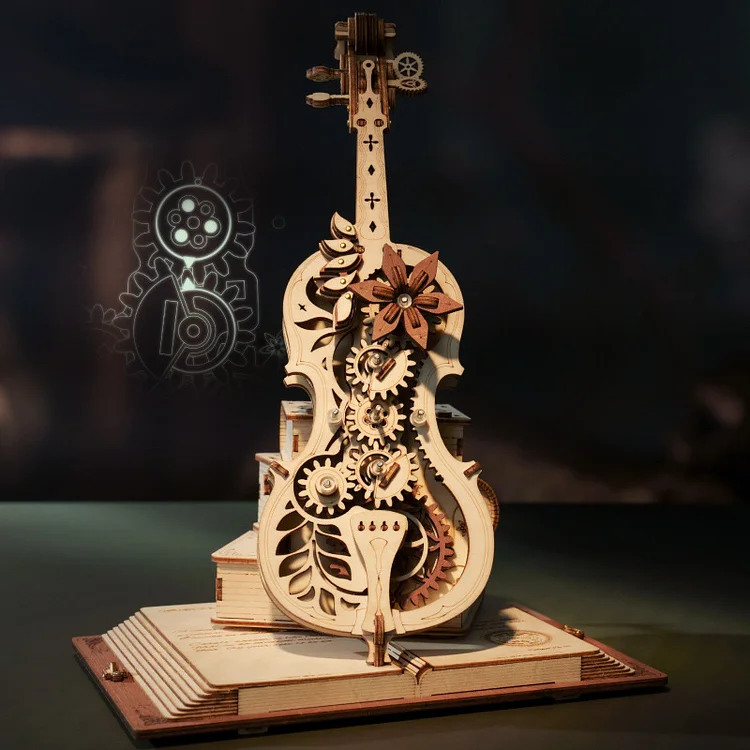 Violoncello 3D Wooden Puzzle