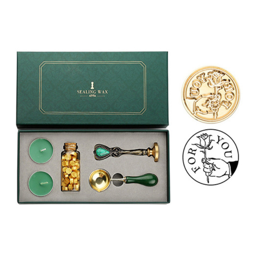 

Vintage Detachable Spoon Stamp Set - Wax Seal Stamp, 501 Original