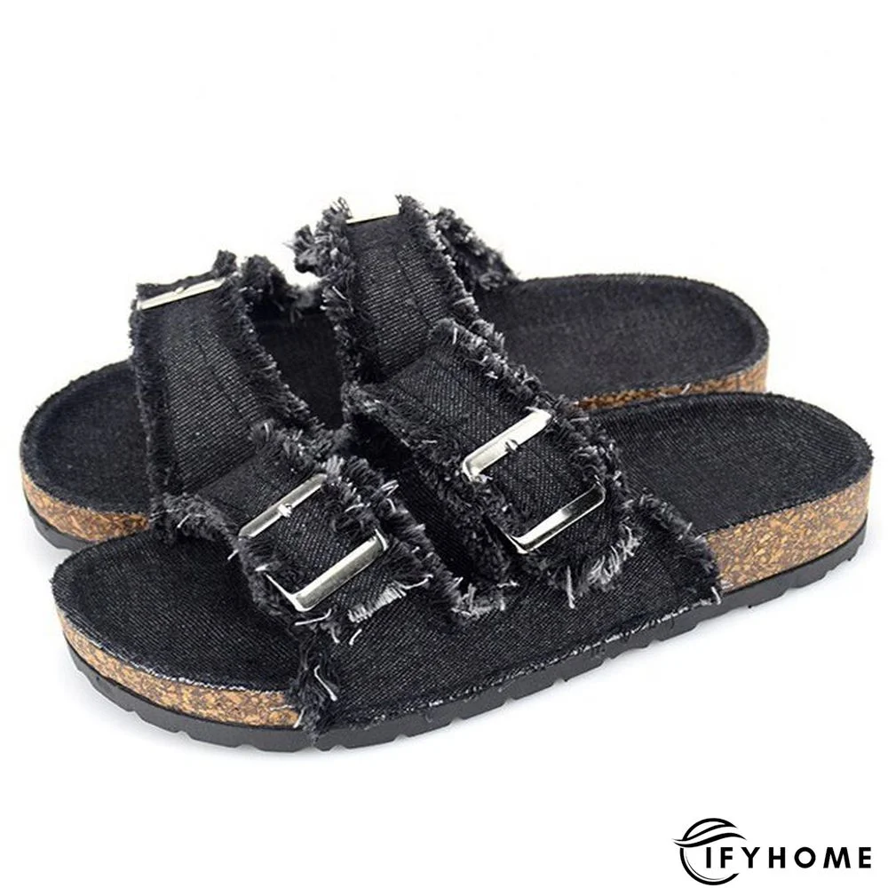 Women's Date Denim Slipper | IFYHOME