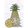 Pineapple Gnome -  11CT Partial Beaded Cross Stitch Kit(25x35cm)