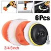 3/4/5 Inch Buffing Waxing Clean Polish Wool Buffer Drill Wheel Polisher Reusable
