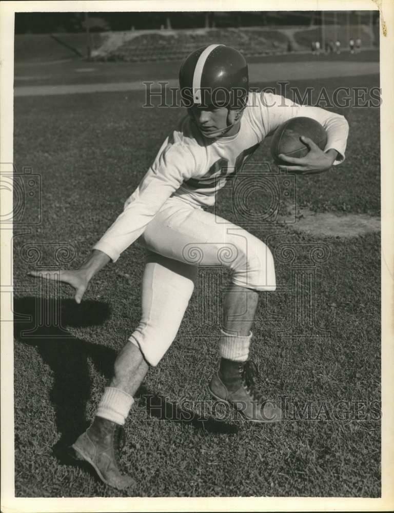 Press Photo Poster painting Philip Schuyler High School Football Player Sam Rossi