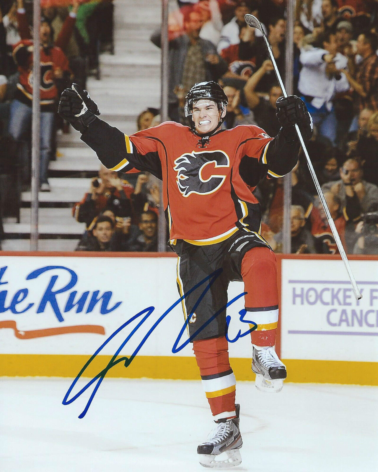 Sean Monahan Signed 8x10 Photo Poster painting Calgary Flames Autographed COA B