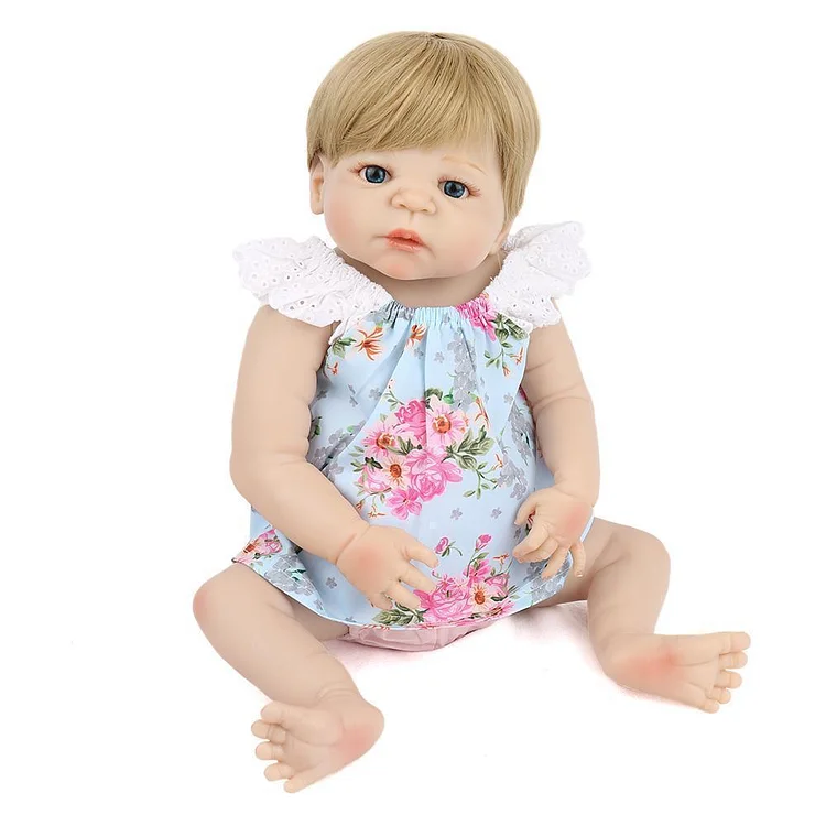  22"Kleine Rosemary Lebensechtes Baby Mädchen - RSDP-Rebornbabypuppen-Rebornbabypuppen.de