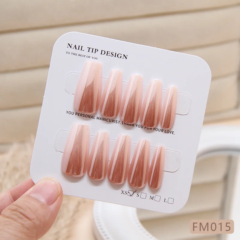 Churchf Churchf Cat Goggles Wearing Armour Removable Code 10 Nail Nail Gradient Live Nail