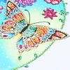 Butterfly And Flower  | Crystal Rhinestone  | Special Shaped Diamond Painting Kits